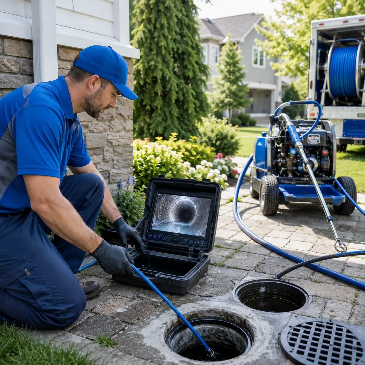 Outdoor drain cleaning professionals serving Saint Croix, IN